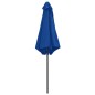 vidaXL Ombrellone da Giardino con Palo in Alluminio 270x246 cm Azzurro vidaXL Ombrellone da Giardino con Palo in Alluminio 270x246 cm Azzurro