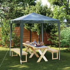 vidaXL Gazebo per Feste Professionale 2x2 m Verde