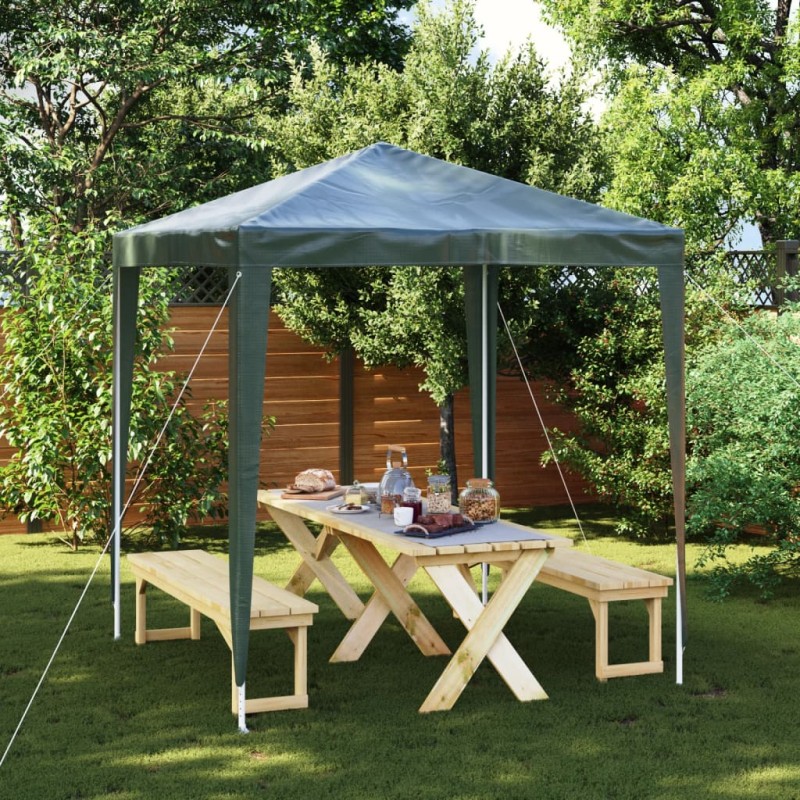 vidaXL Gazebo per Feste Professionale 2x2 m Verde vidaXL Gazebo per Feste Professionale 2x2 m Verde