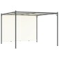 vidaXL Pergola con Tetto Regolabile Bianco Crema 3x3 m in Acciaio vidaXL Pergola con Tetto Regolabile Bianco Crema 3x3 m in Acciaio