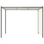 vidaXL Pergola con Tetto Regolabile Bianco Crema 3x3 m in Acciaio vidaXL Pergola con Tetto Regolabile Bianco Crema 3x3 m in Acciaio