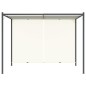 vidaXL Pergola con Tetto Regolabile Bianco Crema 3x3 m in Acciaio vidaXL Pergola con Tetto Regolabile Bianco Crema 3x3 m in Acciaio