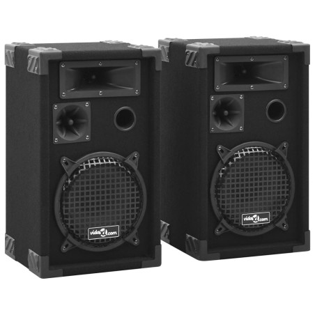 vidaXL Altoparlanti da Palco Hifi Professionali Passivi 2 pz 800W Neri