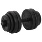 vidaXL Set Manubrio 15 kg vidaXL Set Manubrio 15 kg