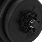 vidaXL Set Manubrio 15 kg vidaXL Set Manubrio 15 kg