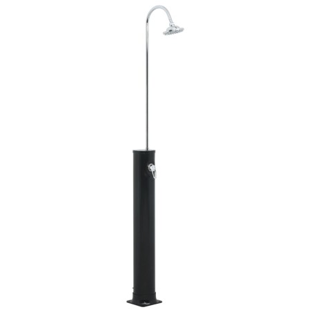 vidaXL Doccia ad Energia Solare Nera 214 cm 20 L