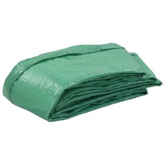 vidaXL Tampone di Sicurezza PE Verde per Trampolino Rotondo di 3,66 m