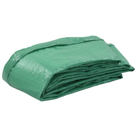 vidaXL Tampone di Sicurezza PE Verde per Trampolino Rotondo di 3,66 m