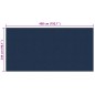 vidaXL Pellicola Galleggiante Solare PE Piscina 488x244 cm Nero e Blu vidaXL Pellicola Galleggiante Solare PE Piscina 488x244 cm Nero e Blu
