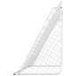 vidaXL Porta da Calcio con Rete Bianca 366x122x182 cm in Acciaio vidaXL Porta da Calcio con Rete Bianca 366x122x182 cm in Acciaio