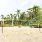 vidaXL Rete da Pallavolo Gialla e Nera 823x244 cm Tessuto PE vidaXL Rete da Pallavolo Gialla e Nera 823x244 cm Tessuto PE