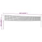 vidaXL Rete da Pallavolo Gialla e Nera 823x244 cm Tessuto PE vidaXL Rete da Pallavolo Gialla e Nera 823x244 cm Tessuto PE