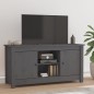 Mobile Porta TV Grigio 103x36,5x52 cm in Legno Massello di Pino Mobile Porta TV Grigio 103x36,5x52 cm in Legno Massello di Pino