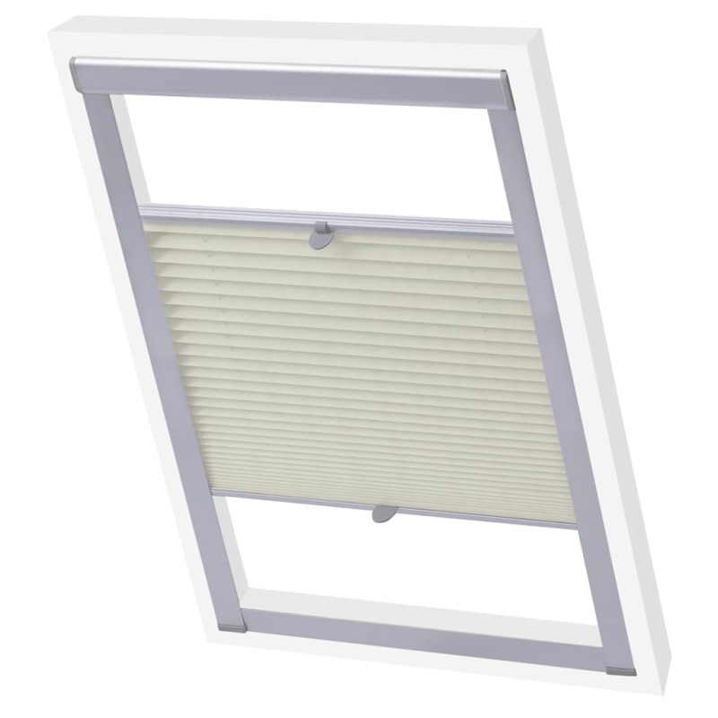 vidaXL Tenda Plissettata Oscurante Crema M06/306 vidaXL Tenda Plissettata Oscurante Crema M06/306