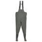 vidaXL Pantaloni Impermeabili con Stivali Verdi Taglia 44 vidaXL Pantaloni Impermeabili con Stivali Verdi Taglia 44