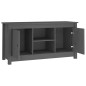Mobile Porta TV Grigio 103x36,5x52 cm in Legno Massello di Pino Mobile Porta TV Grigio 103x36,5x52 cm in Legno Massello di Pino