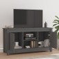 Mobile Porta TV Grigio 103x36,5x52 cm in Legno Massello di Pino Mobile Porta TV Grigio 103x36,5x52 cm in Legno Massello di Pino