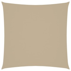 vidaXL Parasole a Vela in Tela Oxford Quadrato 3x3 m Beige