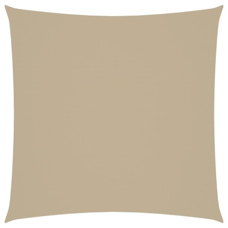vidaXL Parasole a Vela in Tela Oxford Quadrato 3x3 m Beige