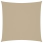 vidaXL Parasole a Vela in Tela Oxford Quadrato 3x3 m Beige vidaXL Parasole a Vela in Tela Oxford Quadrato 3x3 m Beige