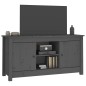 Mobile Porta TV Grigio 103x36,5x52 cm in Legno Massello di Pino Mobile Porta TV Grigio 103x36,5x52 cm in Legno Massello di Pino