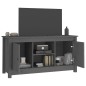 Mobile Porta TV Grigio 103x36,5x52 cm in Legno Massello di Pino Mobile Porta TV Grigio 103x36,5x52 cm in Legno Massello di Pino