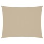 vidaXL Parasole a Vela Oxford Rettangolare 3x4,5 m Beige vidaXL Parasole a Vela Oxford Rettangolare 3x4,5 m Beige