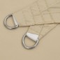 vidaXL Parasole a Vela Oxford Rettangolare 3x4,5 m Beige vidaXL Parasole a Vela Oxford Rettangolare 3x4,5 m Beige