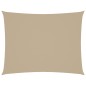 vidaXL Parasole a Vela Oxford Rettangolare 4x5 m Beige vidaXL Parasole a Vela Oxford Rettangolare 4x5 m Beige