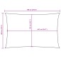 vidaXL Parasole a Vela Oxford Rettangolare 4x7 m Beige