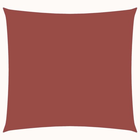 vidaXL Vela Parasole in Tela Oxford Quadrata 3x3 m Terracotta