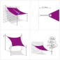 vidaXL Parasole a Vela Oxford Rettangolare 2,5x3,5 m Talpa vidaXL Parasole a Vela Oxford Rettangolare 2,5x3,5 m Talpa