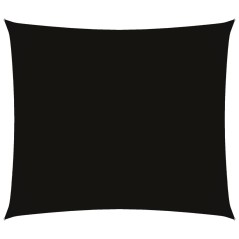 vidaXL Parasole a Vela Oxford Rettangolare 2,5x3 m Nero