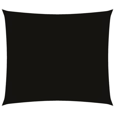vidaXL Parasole a Vela Oxford Rettangolare 2,5x3 m Nero