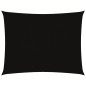 vidaXL Parasole a Vela Oxford Rettangolare 3x4 m Nero vidaXL Parasole a Vela Oxford Rettangolare 3x4 m Nero