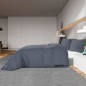 vidaXL Set Copripiumino Antracite 140x200 cm in Microfibra Leggera vidaXL Set Copripiumino Antracite 140x200 cm in Microfibra Leggera