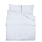 vidaXL Set Copripiumino Bianco 220x240 cm in Microfibra Leggera vidaXL Set Copripiumino Bianco 220x240 cm in Microfibra Leggera