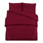 vidaXL Set Copripiumino Bordeaux 200x200 cm in Microfibra Leggera vidaXL Set Copripiumino Bordeaux 200x200 cm in Microfibra Leggera