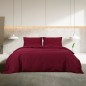 vidaXL Set Copripiumino Bordeaux 200x200 cm in Microfibra Leggera vidaXL Set Copripiumino Bordeaux 200x200 cm in Microfibra Leggera