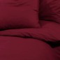 vidaXL Set Copripiumino Bordeaux 200x200 cm in Microfibra Leggera vidaXL Set Copripiumino Bordeaux 200x200 cm in Microfibra Leggera