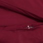 vidaXL Set Copripiumino Bordeaux 200x200 cm in Microfibra Leggera vidaXL Set Copripiumino Bordeaux 200x200 cm in Microfibra Leggera