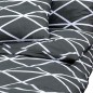 vidaXL Set Copripiumino Grigio 140x200 cm in Cotone vidaXL Set Copripiumino Grigio 140x200 cm in Cotone