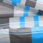 vidaXL Set Copripiumino Blu e Grigio 200x220 cm in Cotone vidaXL Set Copripiumino Blu e Grigio 200x220 cm in Cotone