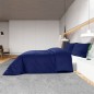 vidaXL Set Copripiumino Blu Marino 260x240 cm in Cotone vidaXL Set Copripiumino Blu Marino 260x240 cm in Cotone