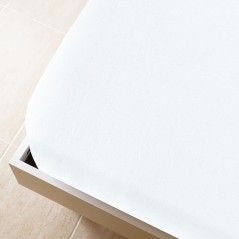 vidaXL Lenzuola con Angoli Jersey 2pz Bianche 160x200 cm Cotone