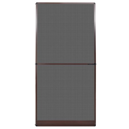vidaXL Zanzariera con Cardini per Porte Marrone 120 x 240 cm