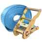vidaXL Cinghie d'Ancoraggio 4 pz a Cricchetto 2 T 6mx38mm Blu vidaXL Cinghie d'Ancoraggio 4 pz a Cricchetto 2 T 6mx38mm Blu