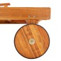 vidaXL Lettino Prendisole 2pz con Tavolo e Cuscini Massello d'Acacia vidaXL Lettino Prendisole 2pz con Tavolo e Cuscini Massello d'Acacia