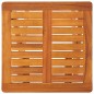 vidaXL Lettino Prendisole 2pz con Tavolo e Cuscini Massello d'Acacia vidaXL Lettino Prendisole 2pz con Tavolo e Cuscini Massello d'Acacia