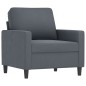 vidaXL Set di Divani 3 pz con Cuscini Grigio Scuro in Velluto